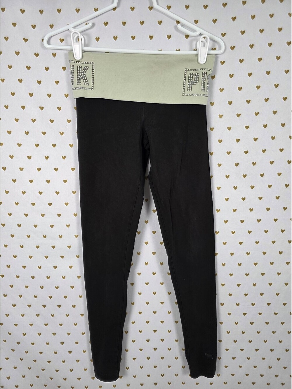 Victorias Secret PINK Vintage Skinny Ankle Foldover Yoga Pants XS